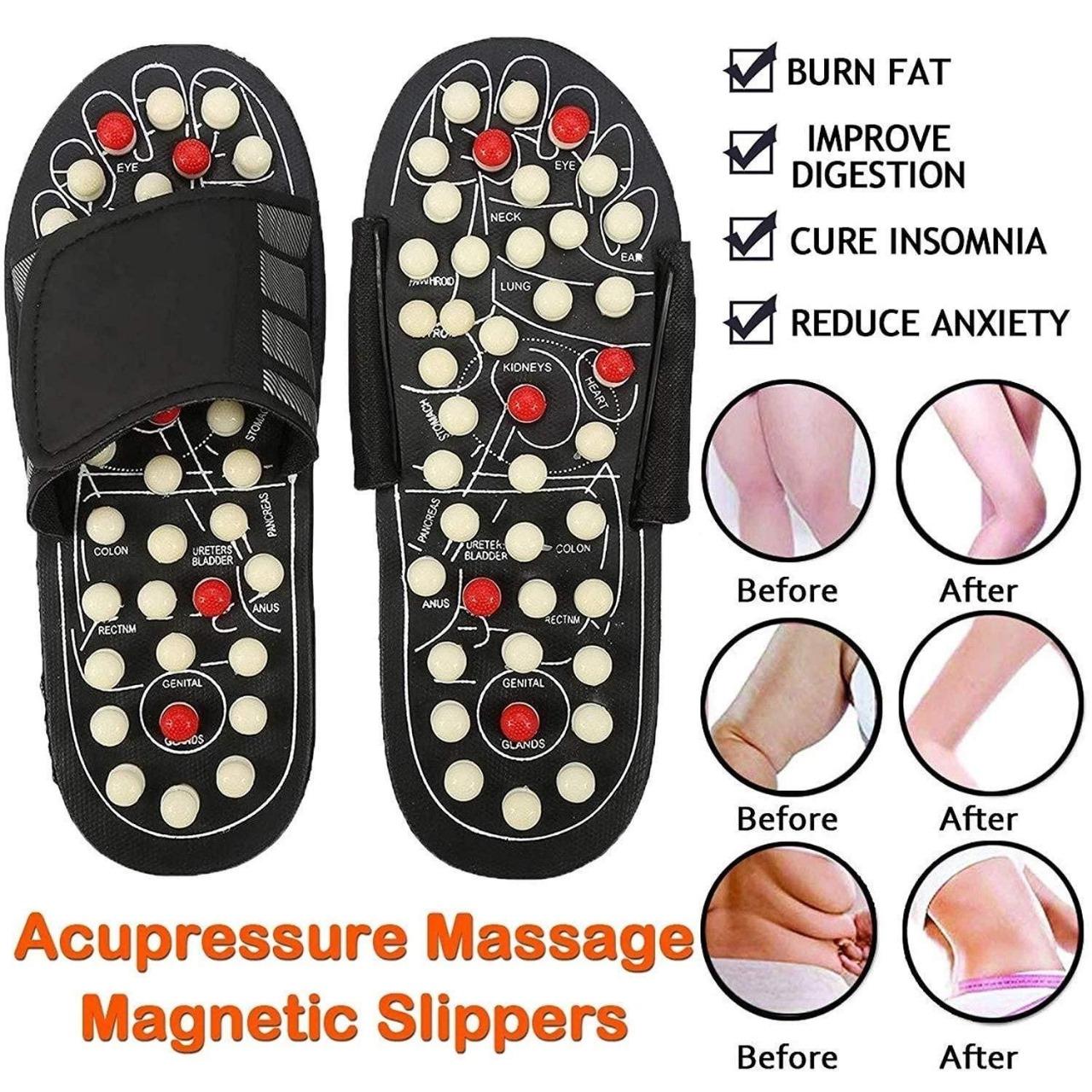 Acupressure and Magnetic Therapy flip flops