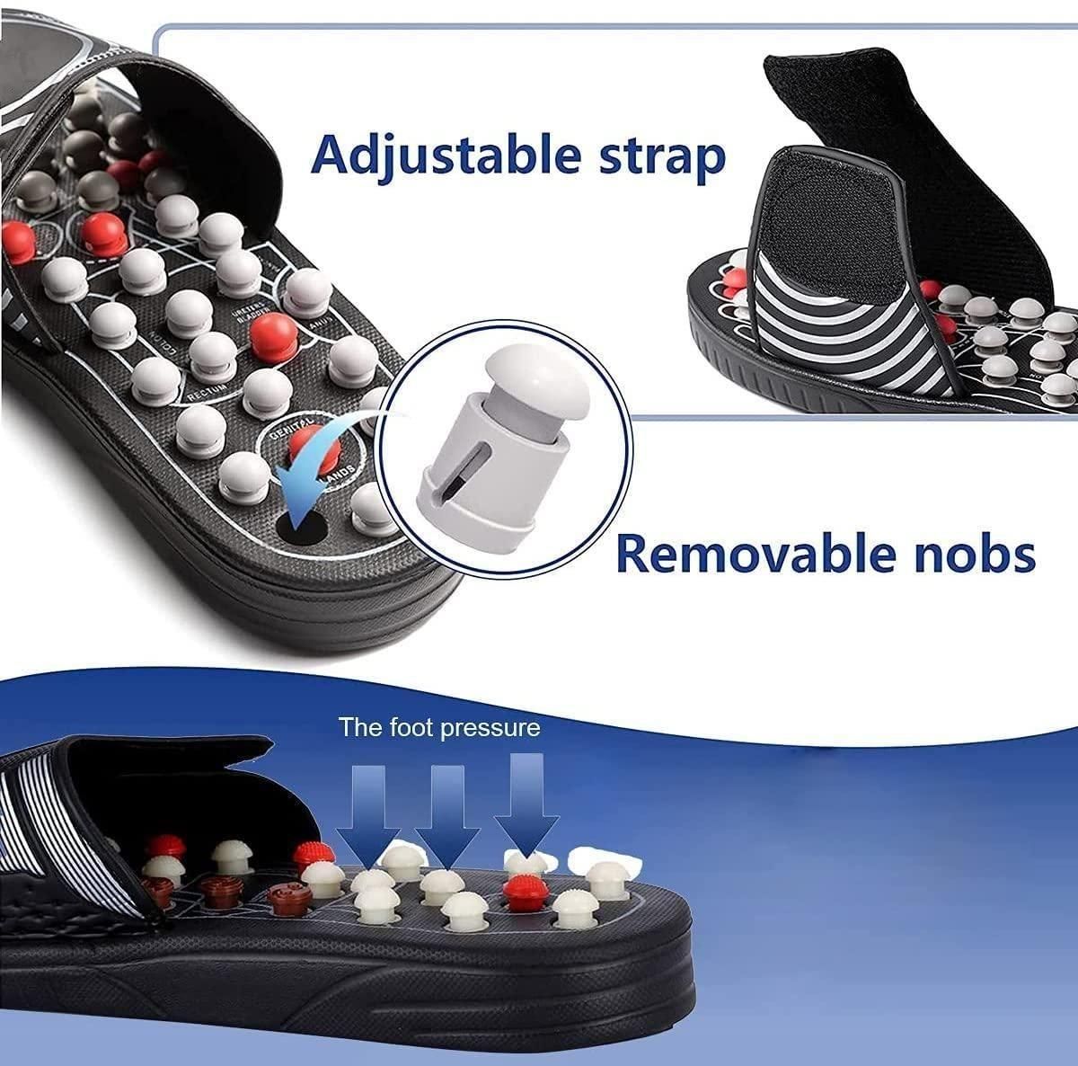 Acupressure and Magnetic Therapy flip flops
